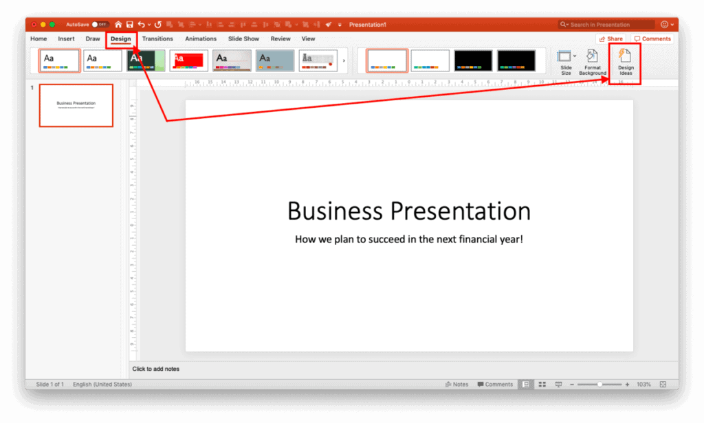 Why Does PowerPoint Design Ideas Not Work? [And How to Fix it!] – Art of  Presentations