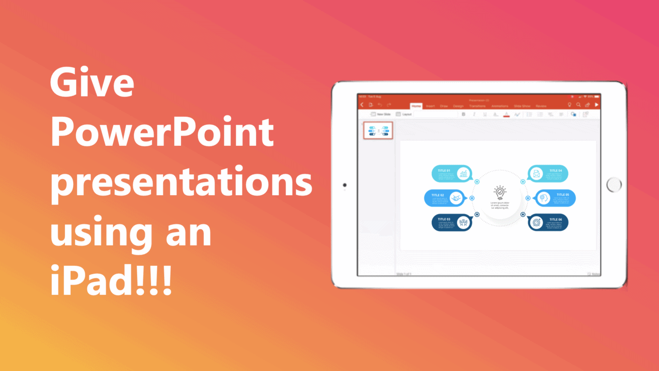 Can I do a PowerPoint presentation using an iPad?