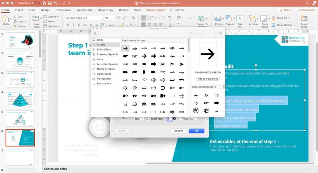 how to get bullets to be in two columns in powerpoint