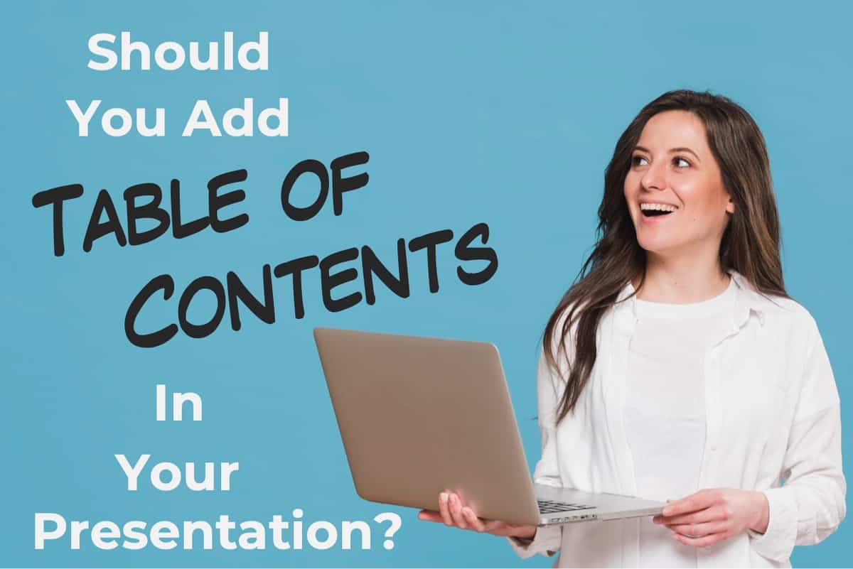 Image describing should you add table of contents to your powerpoint presentation