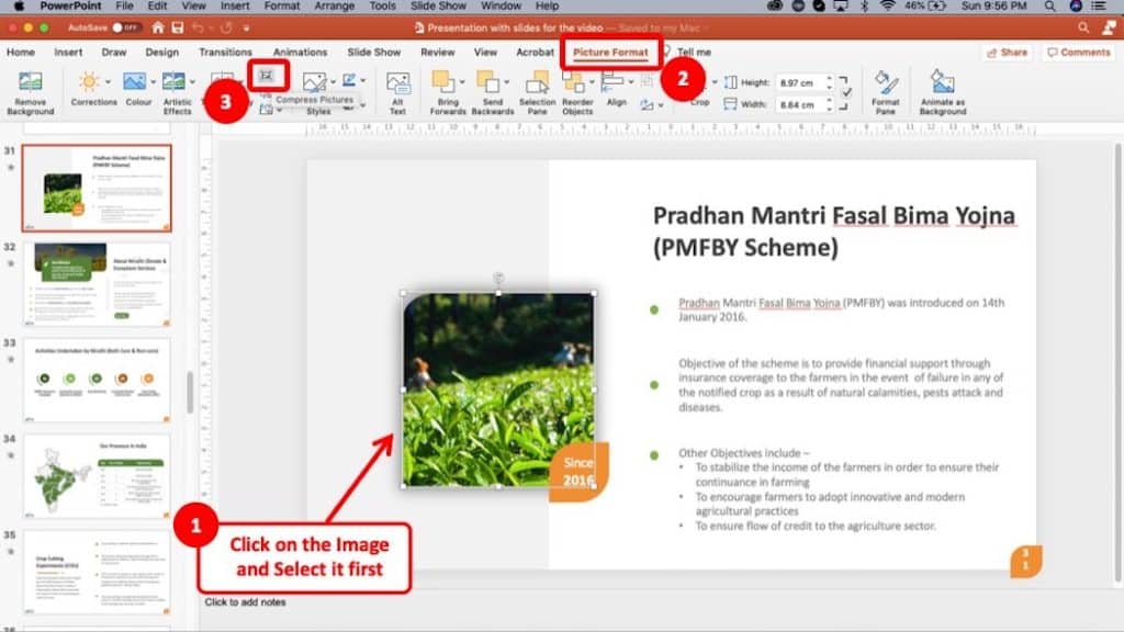 reducing file size of powerpoint presentation on mac
