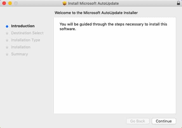 microsoft autoupdate for mac latest version