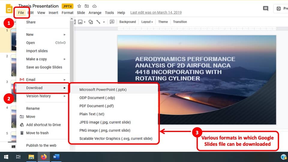 how to save google presentation as powerpoint