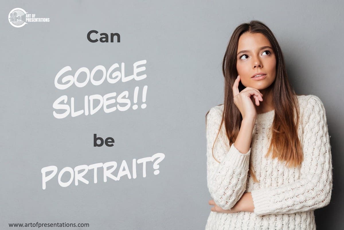 Can Google Slides be Made Vertical or Portrait?