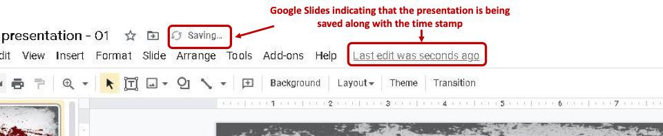 google slides error rendering shape