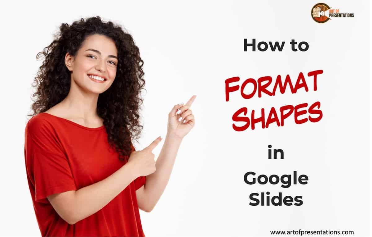 formatting shapes in Google Slides