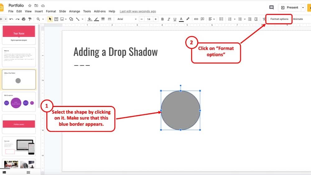 how to fic google slides error rendering shape