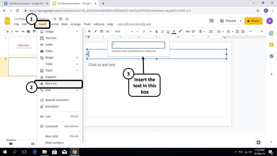 how to make a 3d google slides presentation