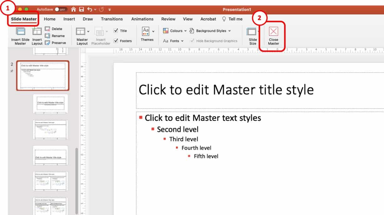 powerpoint bullet point shortcut in notes