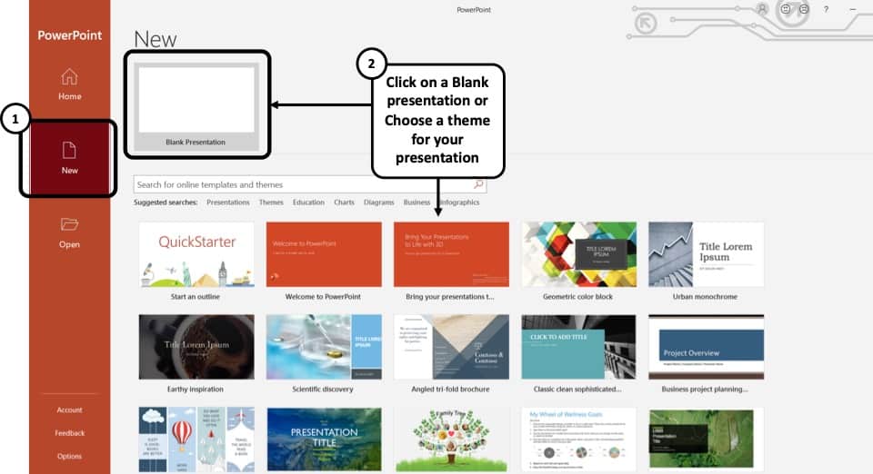 how to open presentation in powerpoint shortcut keys