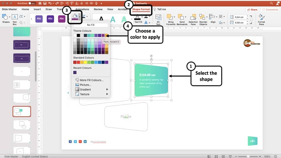 graph presentation background