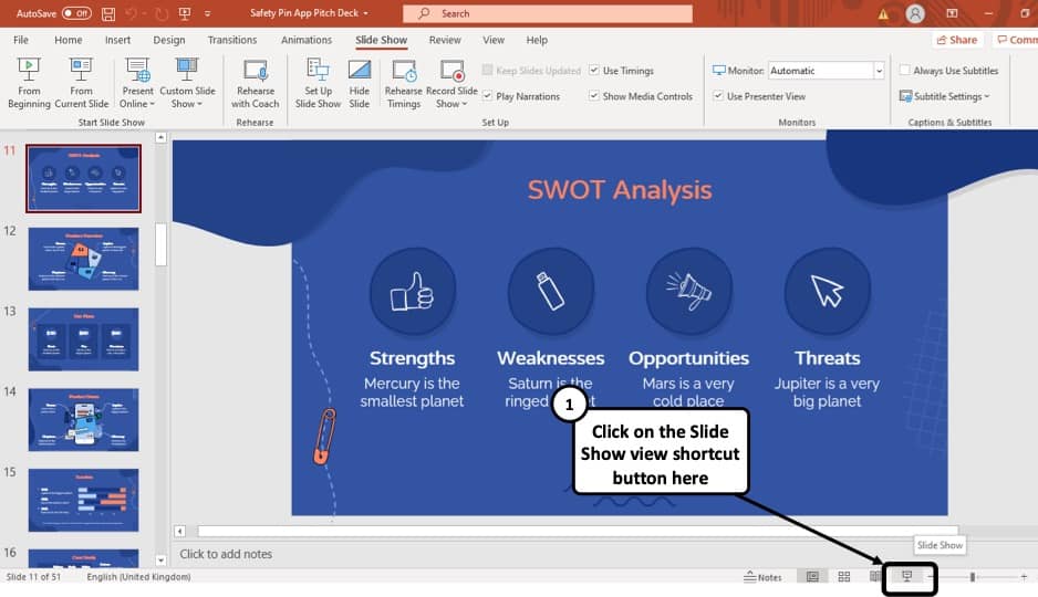 how to use presentation view in powerpoint