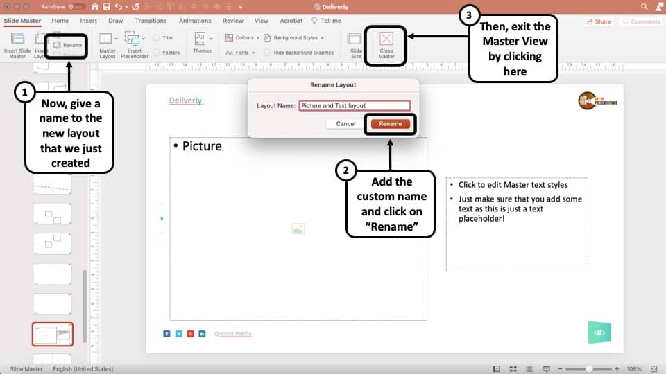 graph presentation background