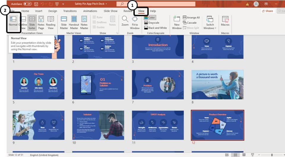 how to make powerpoint presentation view only