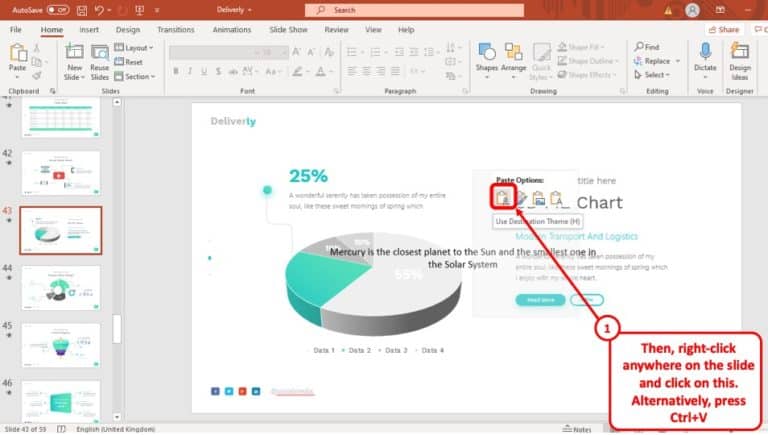 copy and paste a slide master in powerpoint