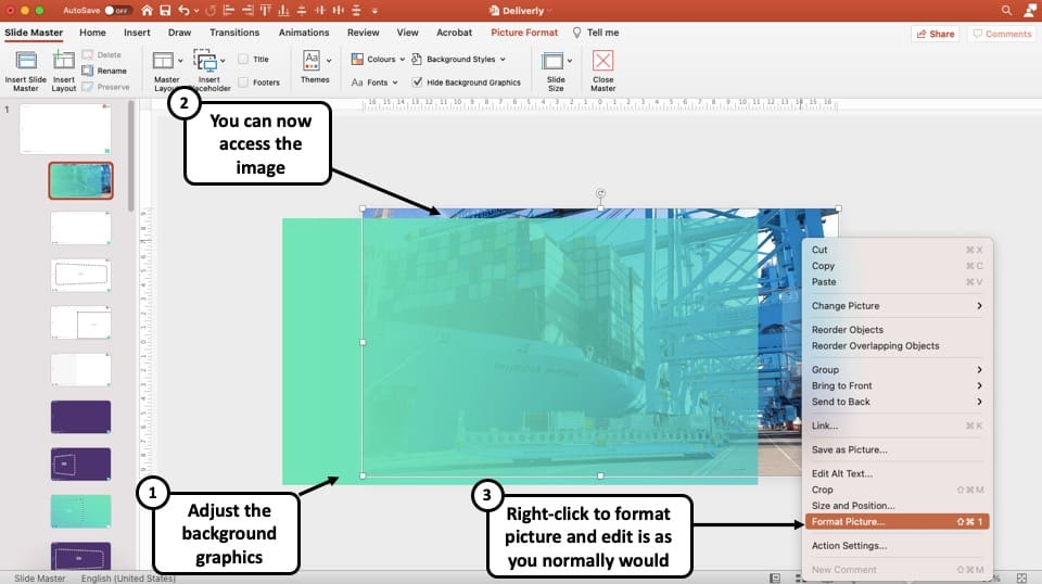 How to Edit Background Graphics in PowerPoint? A Quick Guide! - Art of  Presentations