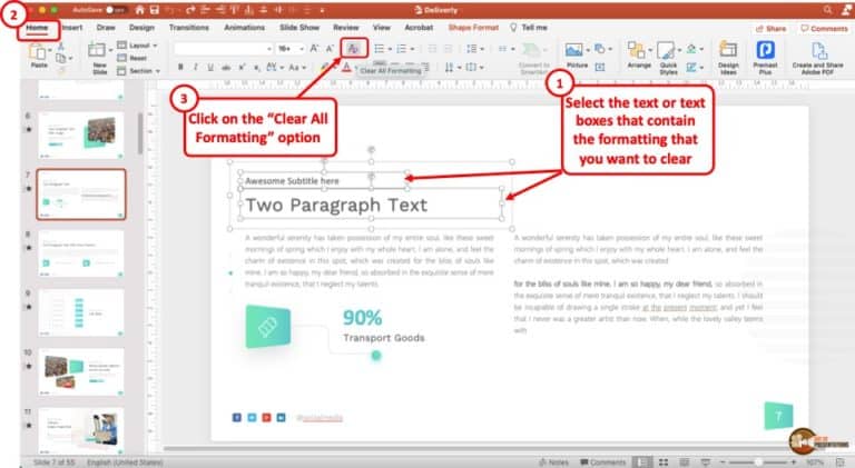 Where Is Format In Powerpoint