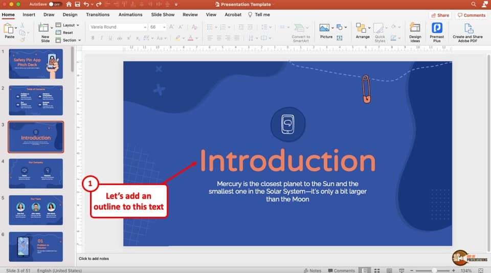 how to make an outline powerpoint presentation