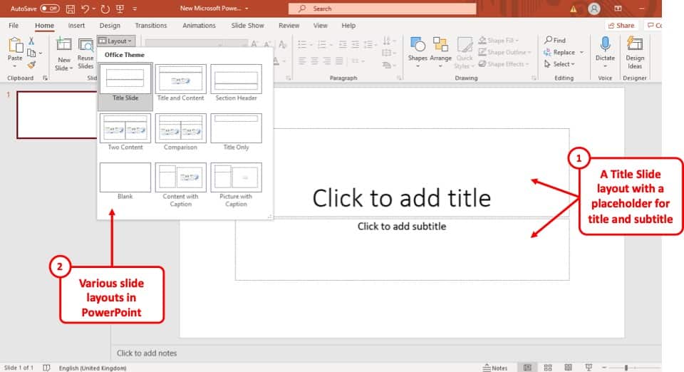 in microsoft powerpoint presentation designs regulate the formatting