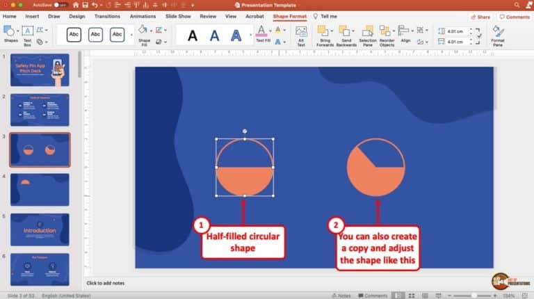 How To Create A Semi Circle In Powerpoint The Easy Way Art Of Presentations 0526