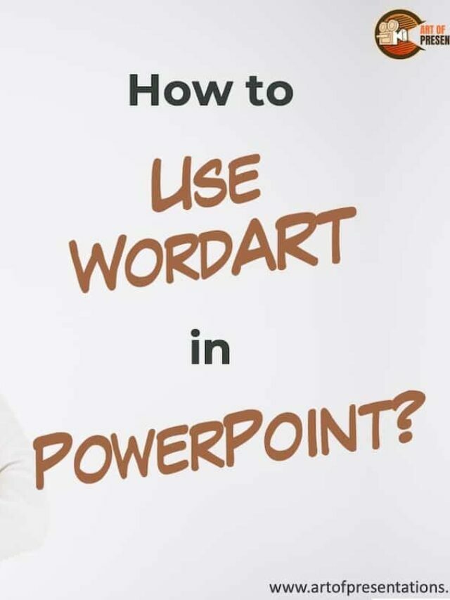 WordArt in PowerPoint Story