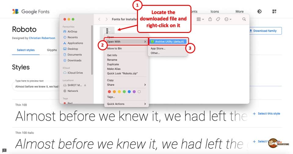 importing fonts into powerpoint for mac