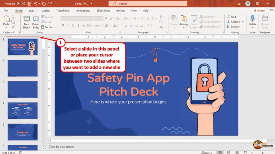 creating slides using powerpoint