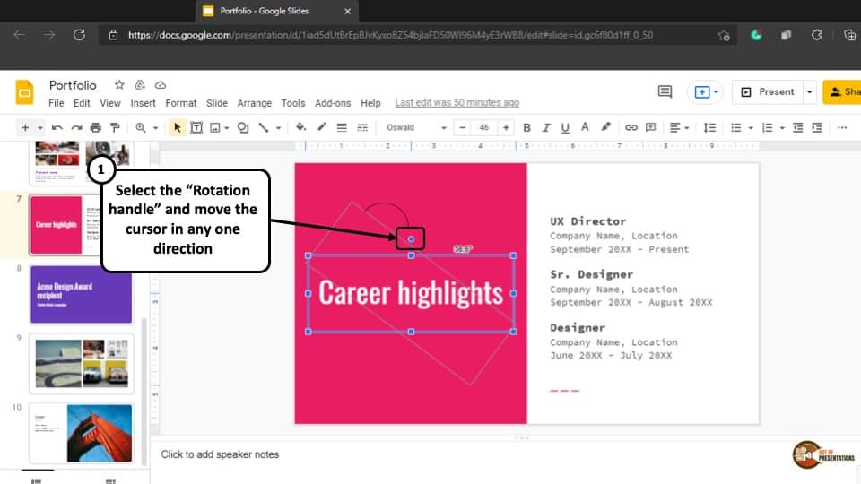 How to Rotate Text in Google Slides? [A Helpful Guide!] – Art of