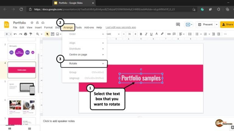 How to Rotate Text in Google Slides? [A Helpful Guide!] – Art of