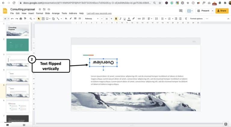 how to add word art in google slides