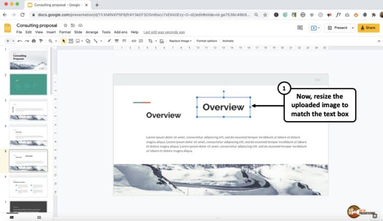 how to add word art to google slides