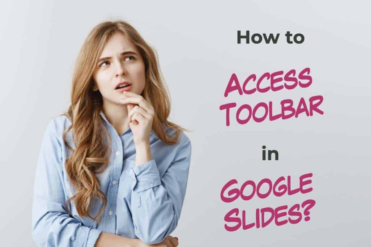 How to Use Toolbar in Google Slides