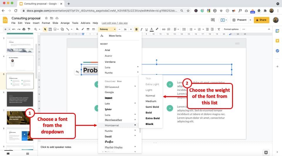 How to Add Fonts to Google Slides