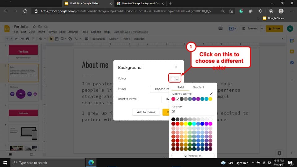 How to Change Background in Google Slides? [Quick Guide!] - Art of  Presentations