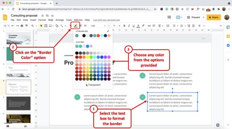 how to add word art to google slides
