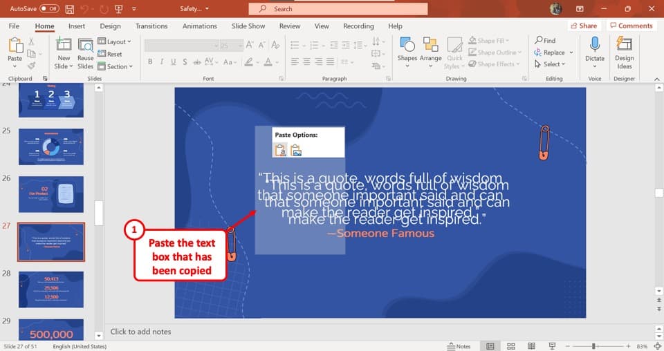 create two columns in powerpoint