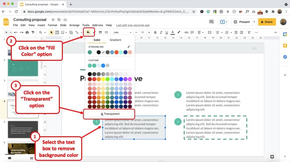 how to add word art in google slides