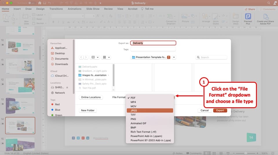 how to download a presentation from powerpoint