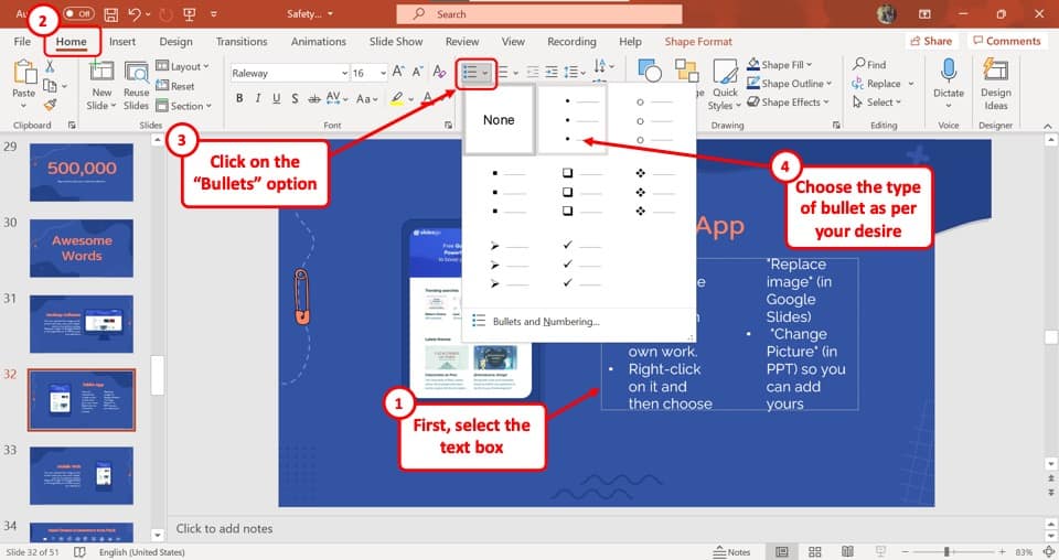 How To Split Bullet Points Into Two Columns In Powerpoint - Templates ...