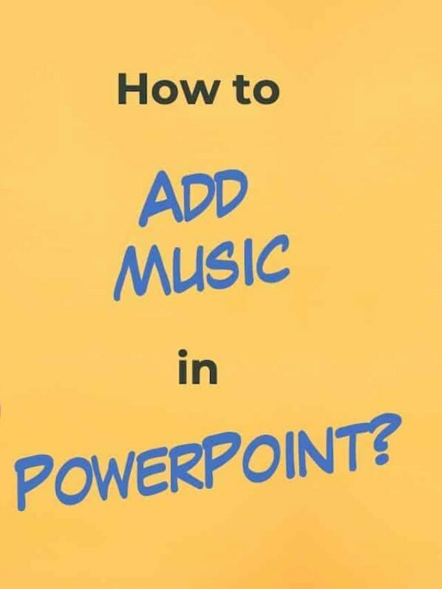 How to Add Music to PowerPoint Story