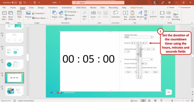 How to Insert a Timer in PowerPoint? [Step-by-Step Guide!] – Art of ...
