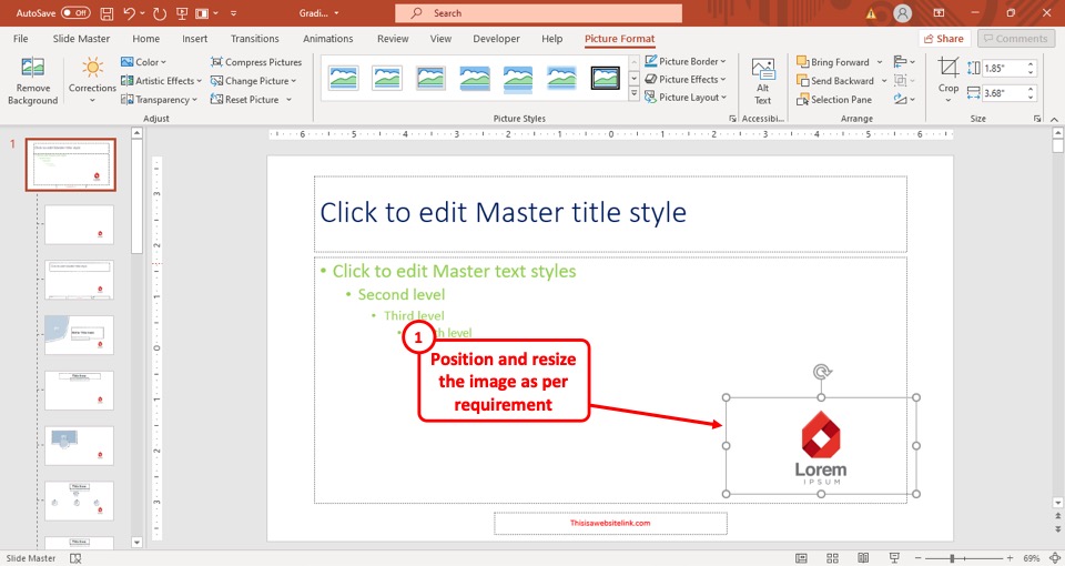 how to watermark powerpoint presentation