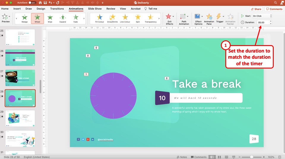 how to make a 5 minute powerpoint presentation