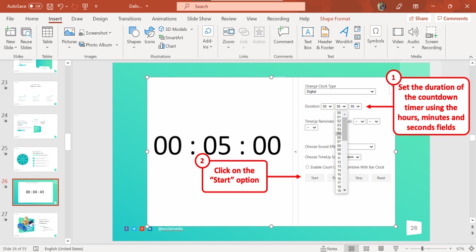 countdown timers for powerpoint ppt