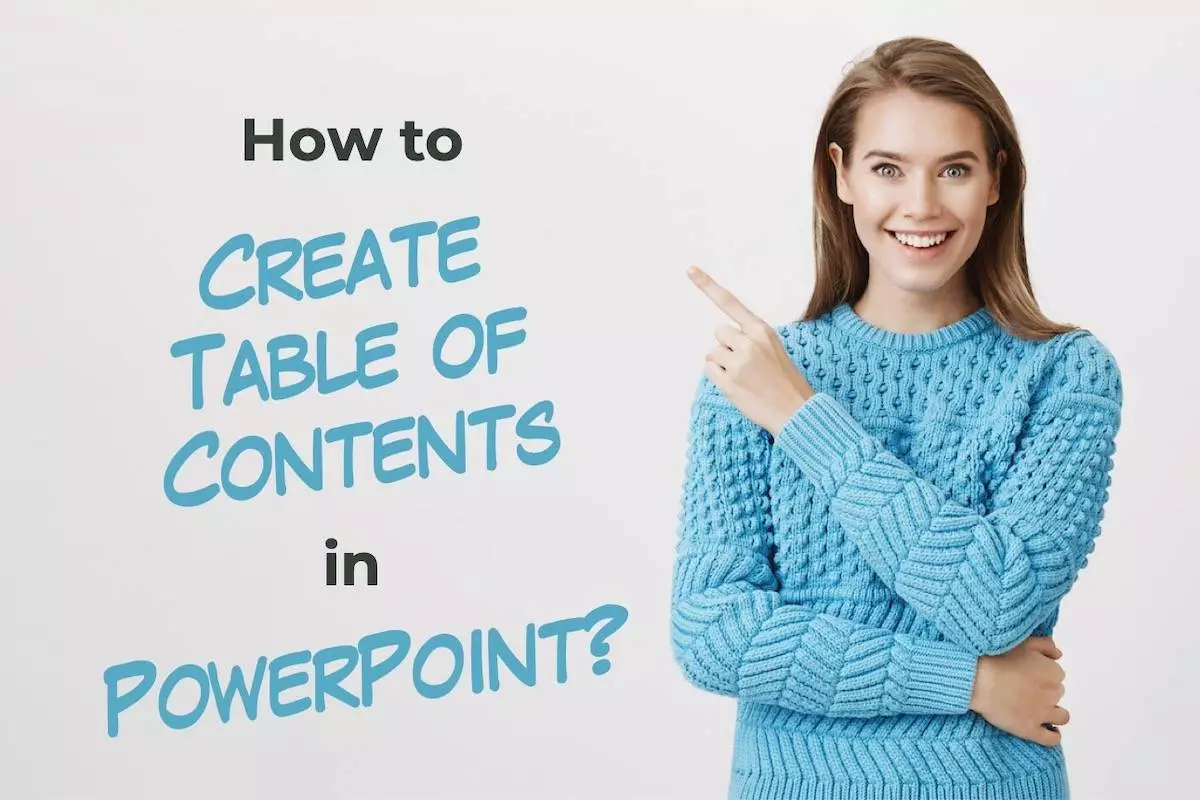 How to Create Table of Content in PowerPoint