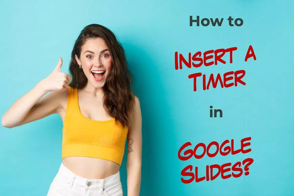 How to Insert a Timer in Google Slides