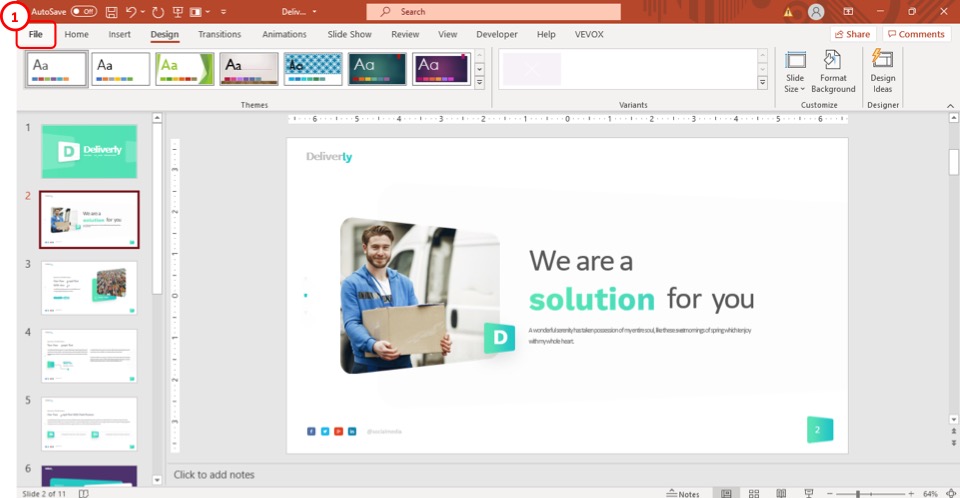 M1S1 How To Enable Design Ideas In PowerPoint 