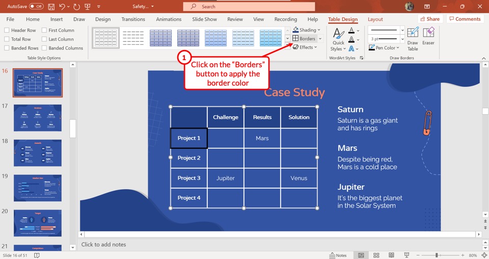 How To Change The Border Color In Powerpoint