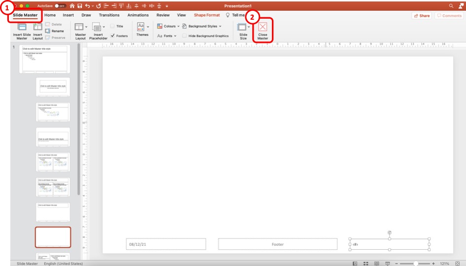 add page numbers to powerpoint presentation