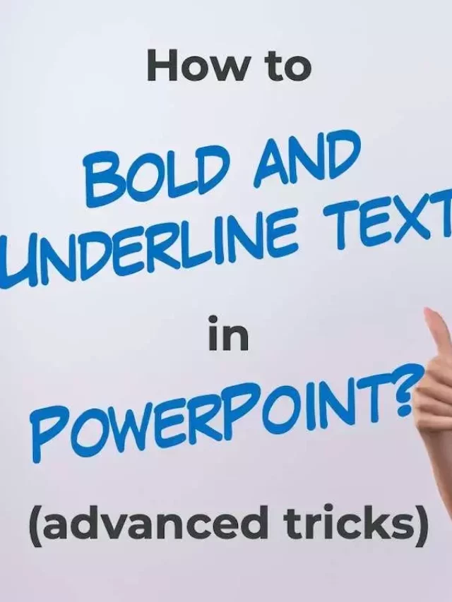 Bold, Italics, Underline or Strikethrough Text in PowerPoint Story